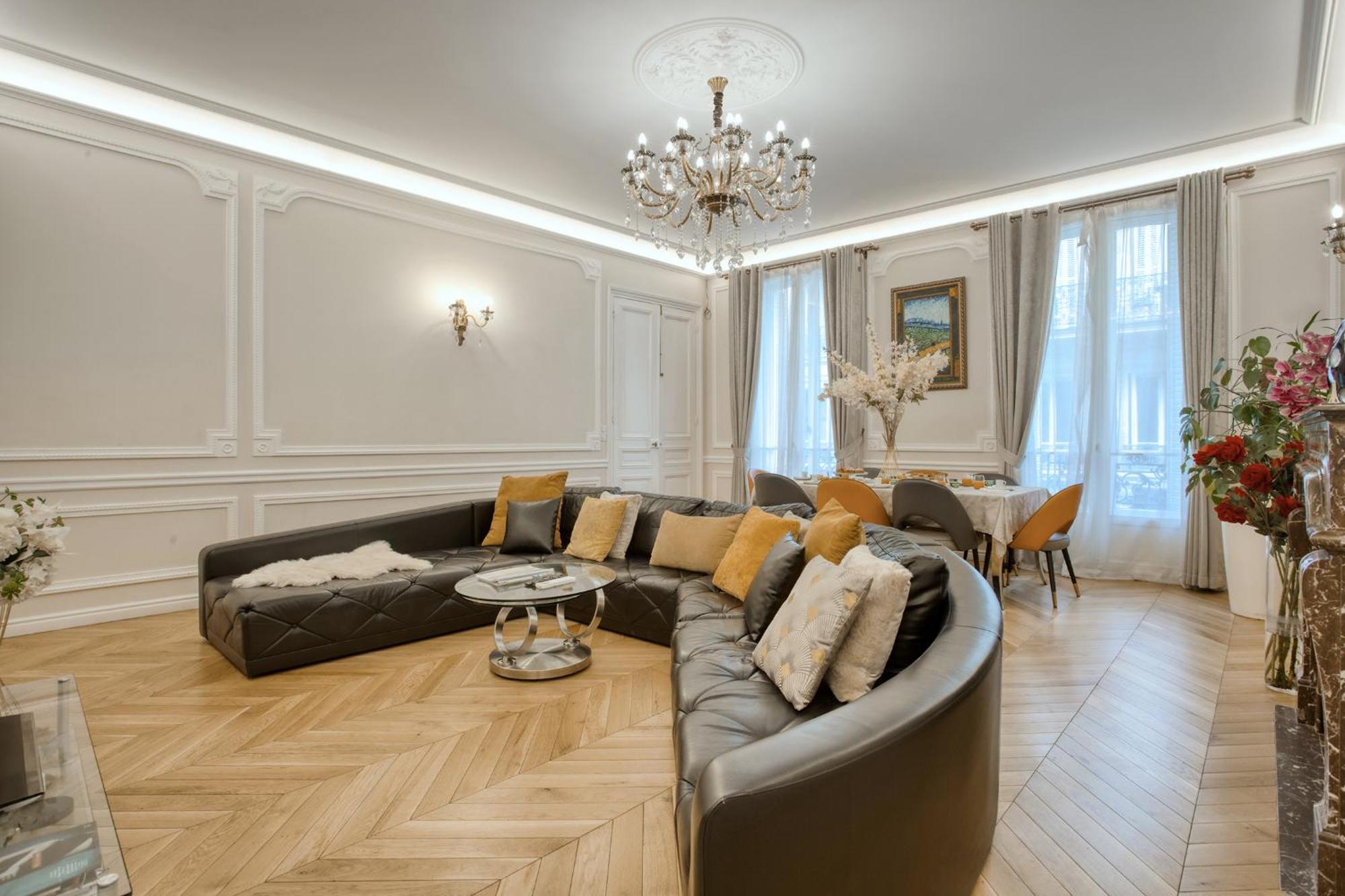 Luxueux 200M2 5Ch Champs Elysees A 1Min Perle Rare Париж Экстерьер фото